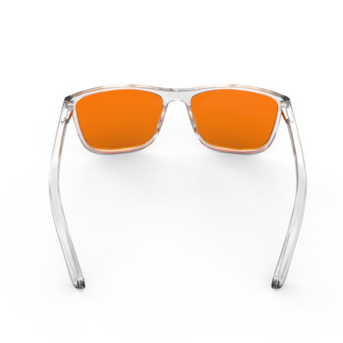 A Back view of Gloojo NightEase Orange Lens wayfarer Sleep Glasses-clear A Back view of Gloojo Night Ease Orange Lens wayfarer Sleep Glasses-clear