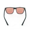 A Back view of Gloojo Rose Relief Rose Lens Square Migraine Glasses – Black