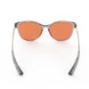 A Back view of Gloojo RoseRelief Rose Lens Cat Eye Migraine Glasses – Grey Gold