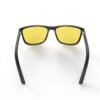 A Back view of Gloojo SunBoost Yellow Lens wayfarer Screen Glasses – Black