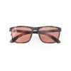 A Folded front view of Gloojo Rose Relief Rose Lens wayfarer Migraine Glasses – Tortoiseshell