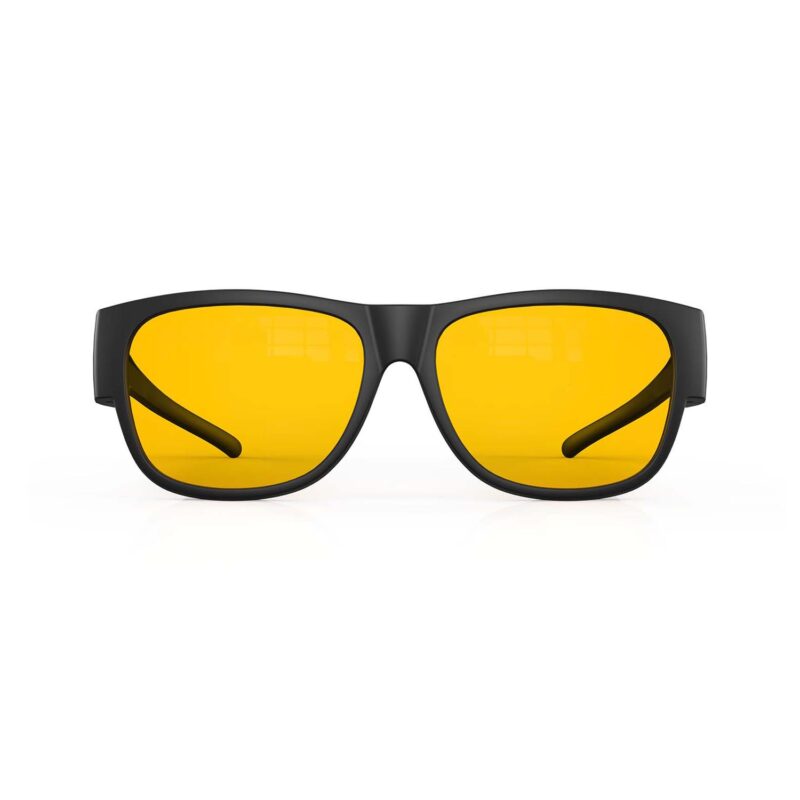 Amber Shield Square Fitover Light Sensitivity Glasses