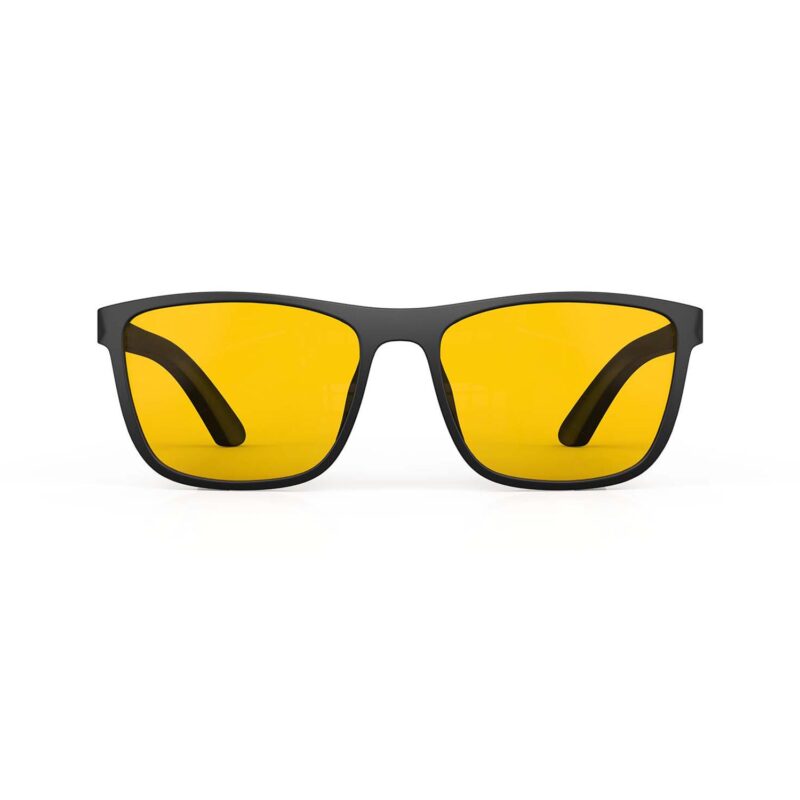 Amber Shield Wayfarer Light Sensitivity Glasses