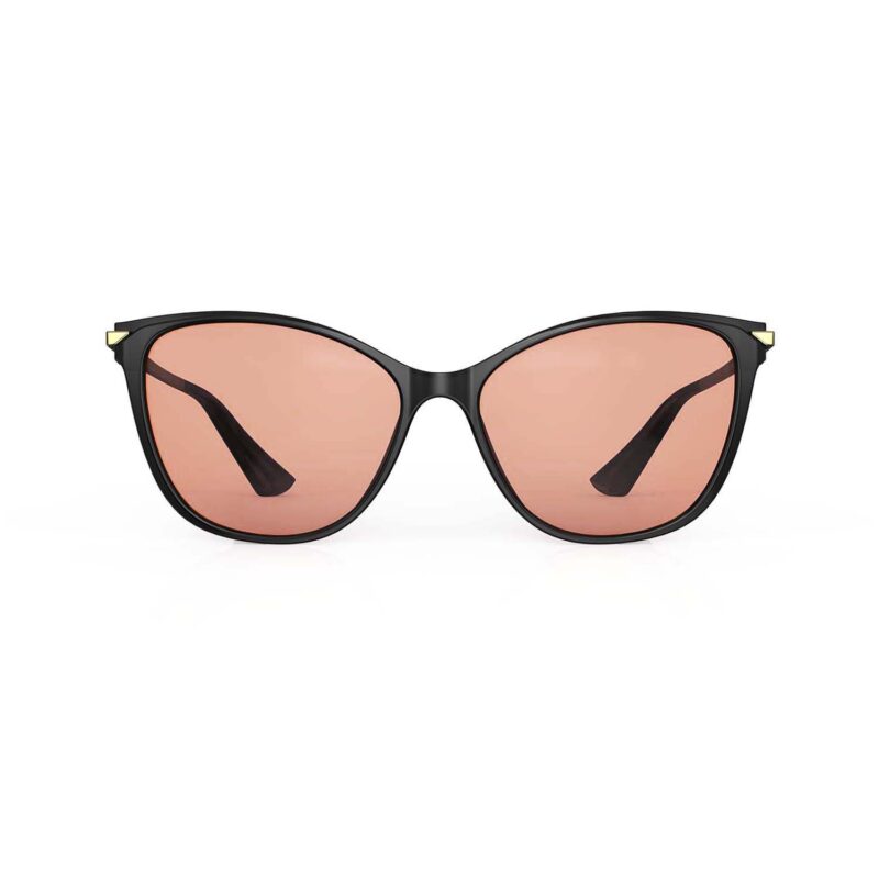 Rose Relief™ Cat Eye Pink Migraine Glasses - Black