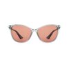 A Front view of Gloojo Rose Relief Rose Lens Cat Eye Migraine Glasses – Grey Gold