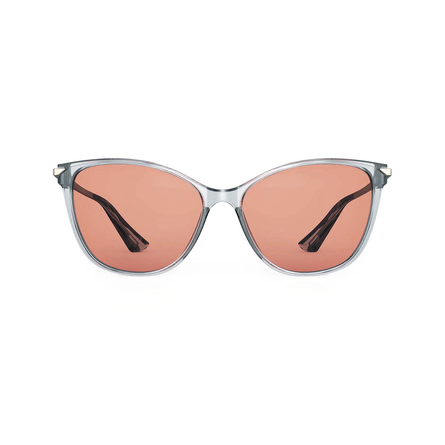 Rose Relief™ Cat Eye Pink Prescription Migraine Glasses – Grey