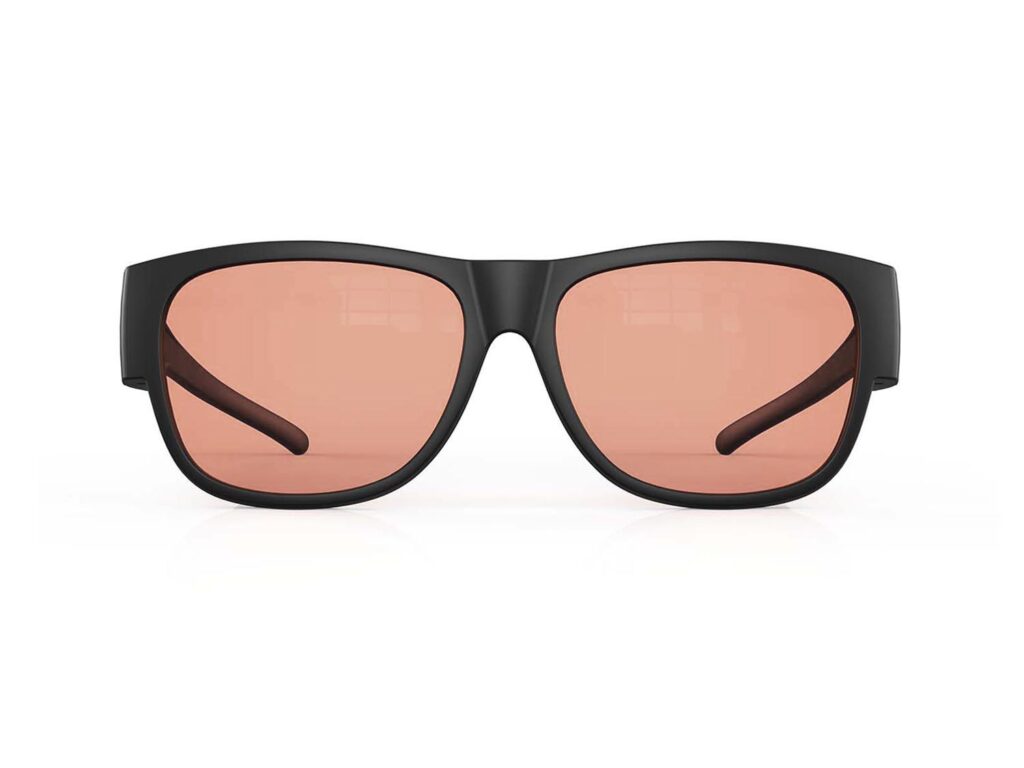 Black Narrow Wayfarer Acetate Blue Light Glasses - Echo