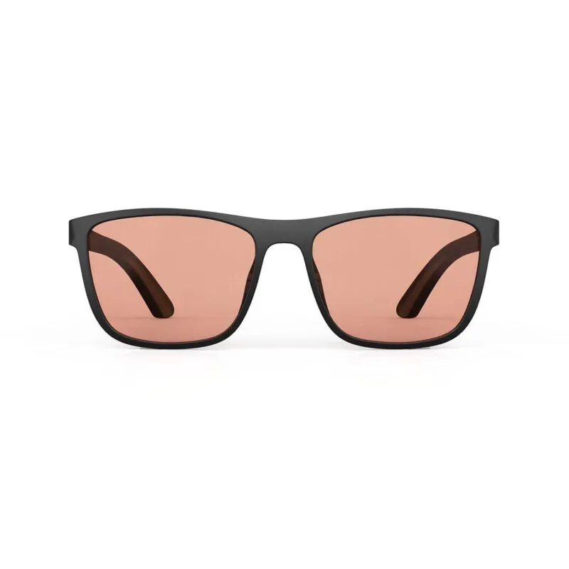 Rose Relief™ Wayfarer Pink Migraine Glasses - Black