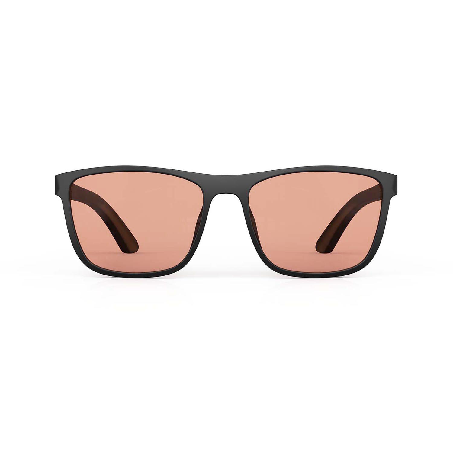 Rose Relief™ Wayfarer Pink Prescription Migraine Glasses – Black