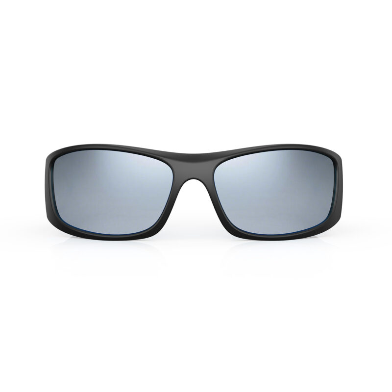 Shade Master Silver Mirrored Wrap Around Sunglasses