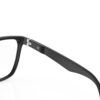 A Hinge closeup of Gloojo ClearPro Transparent Lens Square Computer and Gaming Glasses – Black