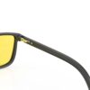 A Hinge closeup of Gloojo SunBoost Yellow Lens wayfarer Screen Glasses – Black