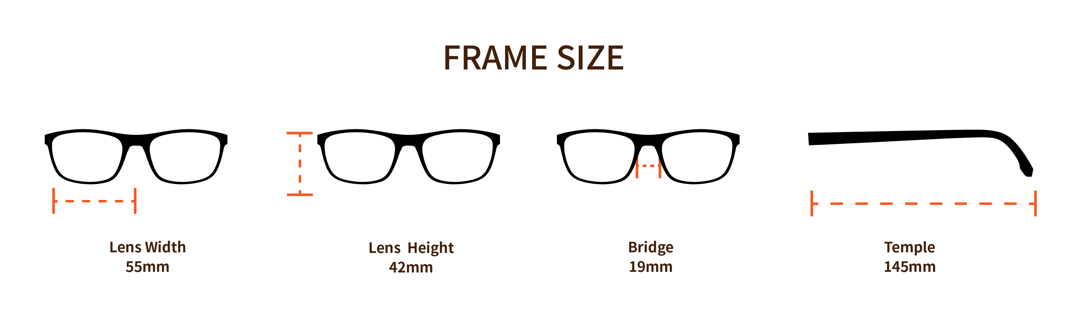 Frame size of rectangle frame