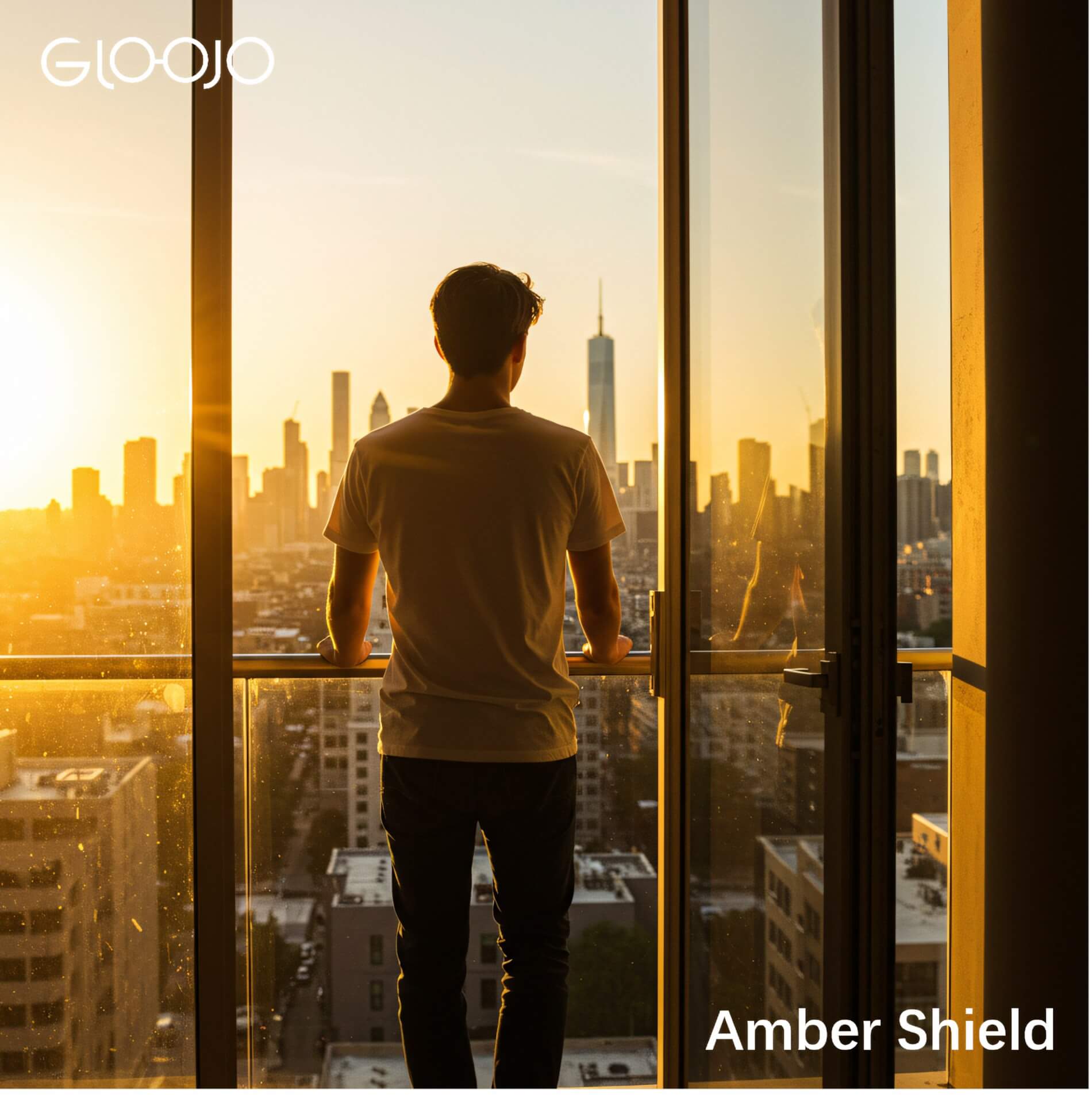 Gloojo amber shield light sensitivity glasses' Amber lenses offer UV400 protection against artificial lighting, balanced light filtration for clear vision, and all-day wearing comfort.