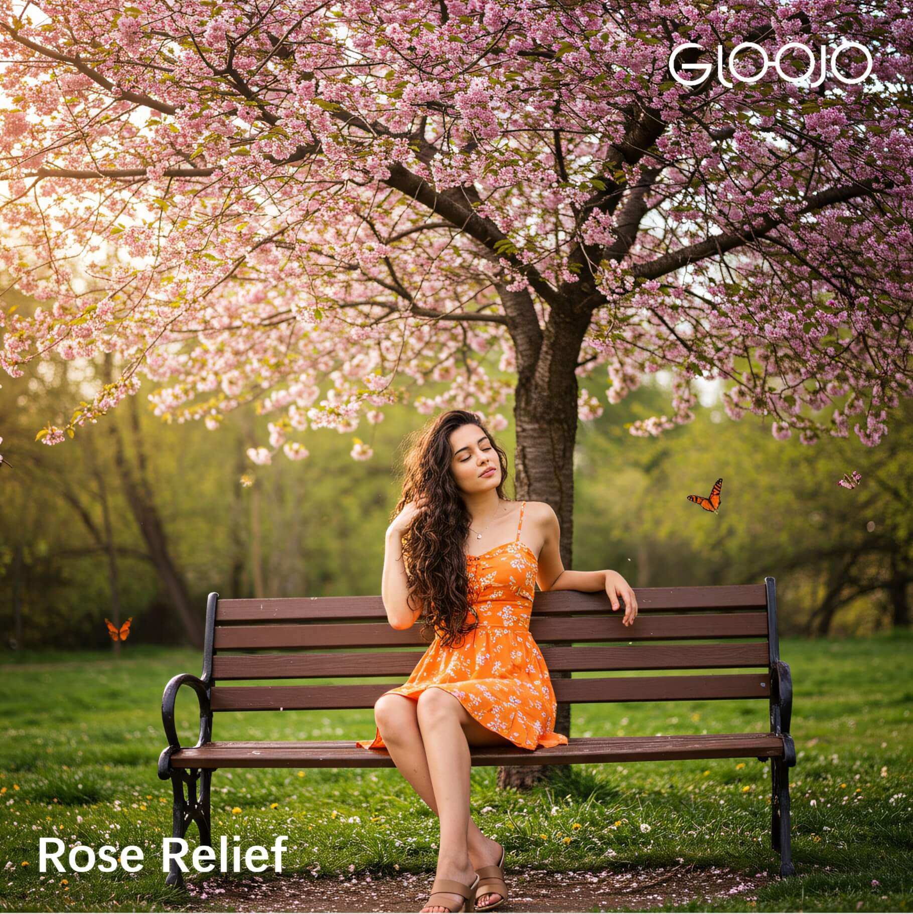 Gloojo rose relief migraine glasses' Rose tint reduces eye light sensitivity and photophobia, reduces the occurrence of migraines, and blocks artificial blue light damage