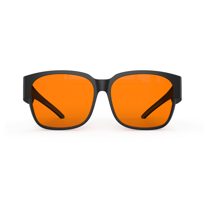 Night Ease™ Square Fitover Orange Sleep Glasses - Large