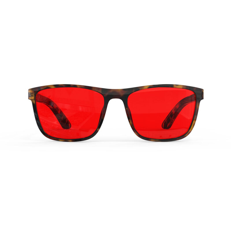 Night Ease™ Wayfarer Red Lens Glasses - Tortoiseshell