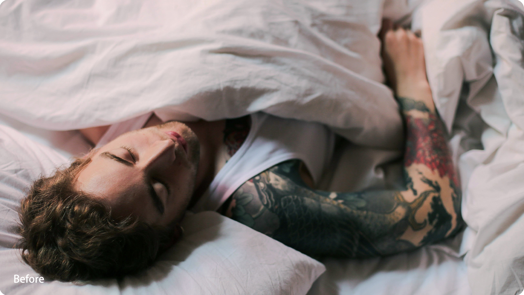 without blockage of artificial light before bed