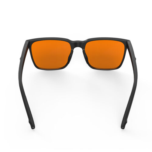 A Back view of Night Ease Classic Square Orange Sleep Glasses - Black A Back view of Night Ease Classic Square Orange Sleep Glasses - Black