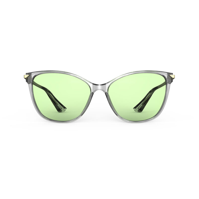 Sun Boost Cat Eye Green Lens Screen Glasses