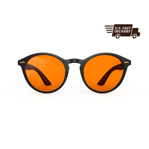 Night Ease™ Round Orange Sleep Glasses