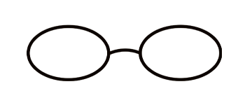 One of gloojo frame options of oval frame