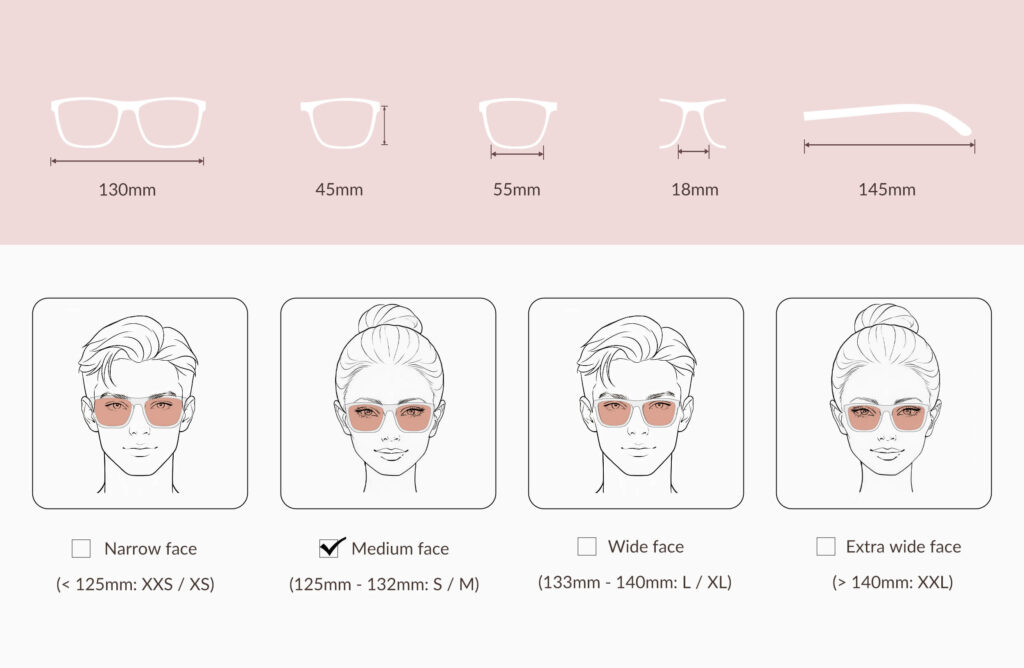 168t-Rose Relief™ Wayfarer Pink Migraine Glasses – Clear