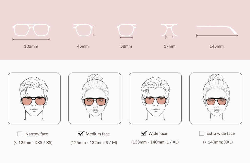 3093h-Rose Relief™ Oval Aviator Pink Migraine Glasses – Black