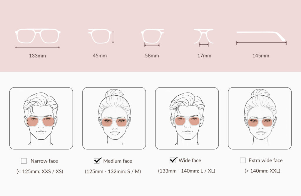 3093t-Rose Relief™ Oval Aviator Pink Migraine Glasses – Clear