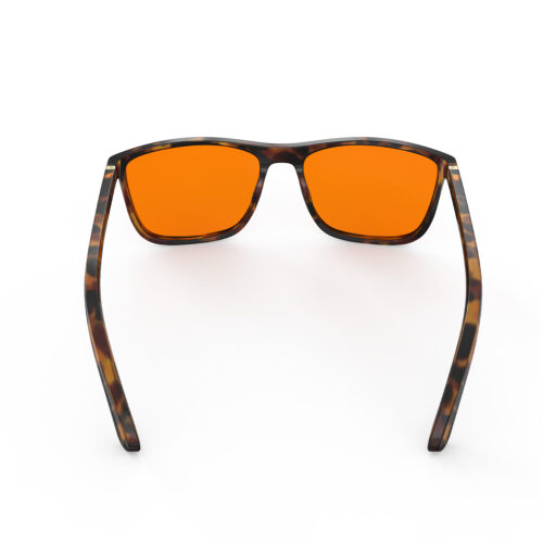 A Back view of Gloojo Night Ease Orange Lens wayfarer Sleep Glasses-Tortoiseshell-Pro A Back view of Gloojo Night Ease Orange Lens wayfarer Sleep Glasses-Tortoiseshell-Pro