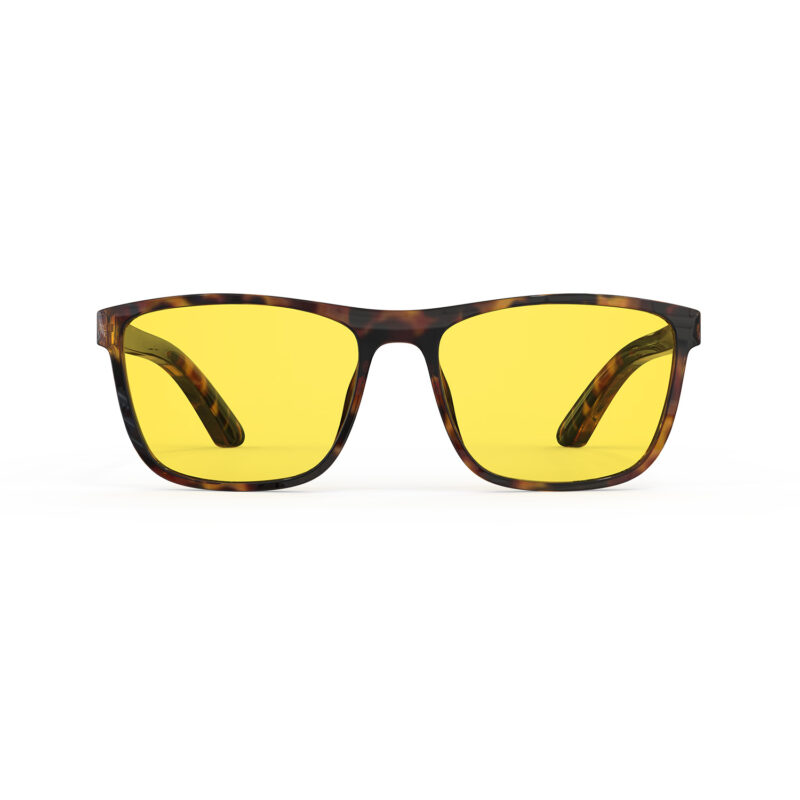 Sun Boost Wayfarer Yellow Screen Glasses - Tortoiseshell