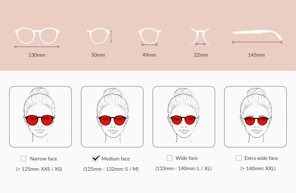 0158-Night Ease™ Round Red Sleep Glasses – Black