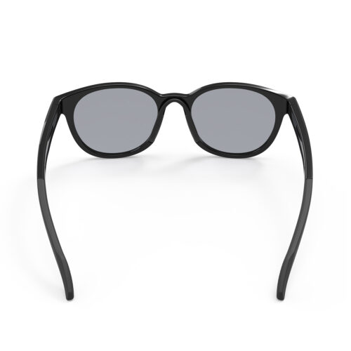 A Back view of Gloojo Blue Light Glasses for Migraine - Black