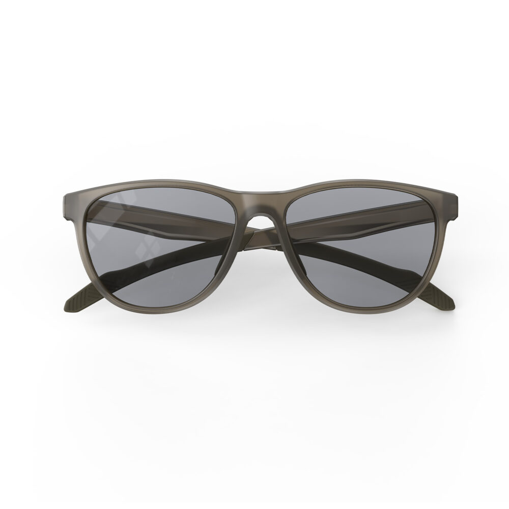 A Folded front view of Gloojo Blue Light Glasses for Migraine - Brown