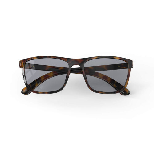 A Folded front view of Gloojo Wayfarer Blue Light Glasses for Migraine - Tortoiseshell