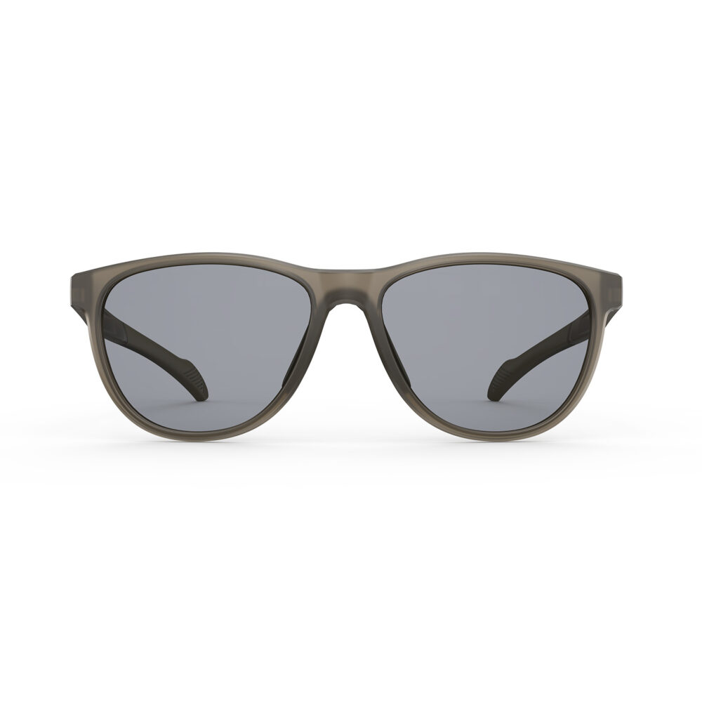 A Front view of Gloojo Blue Light Glasses for Migraine - Brown