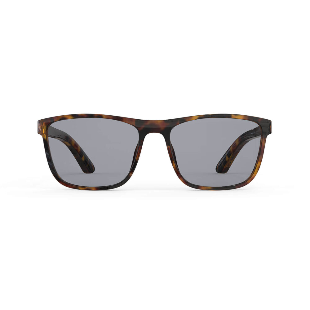 A Front view of Gloojo Wayfarer Blue Light Glasses for Migraine - Tortoiseshell
