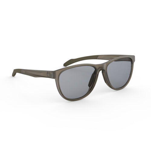 A Right side view of Gloojo Blue Light Glasses for Migraine - Brown