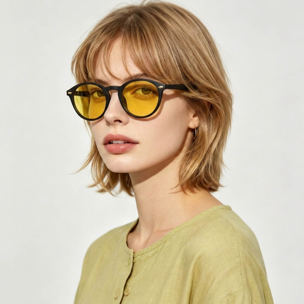 0158yellow-Sun Boost Round Yellow Screen Glasses2 0158yellow-Sun Boost Round Yellow Screen Glasses2