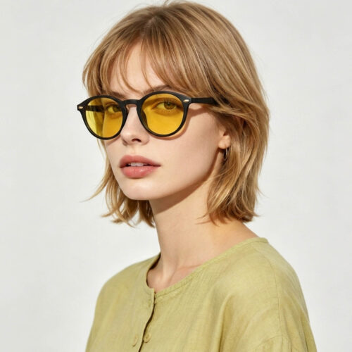 0158yellow-Sun Boost Round Yellow Screen Glasses2 0158yellow-Sun Boost Round Yellow Screen Glasses2