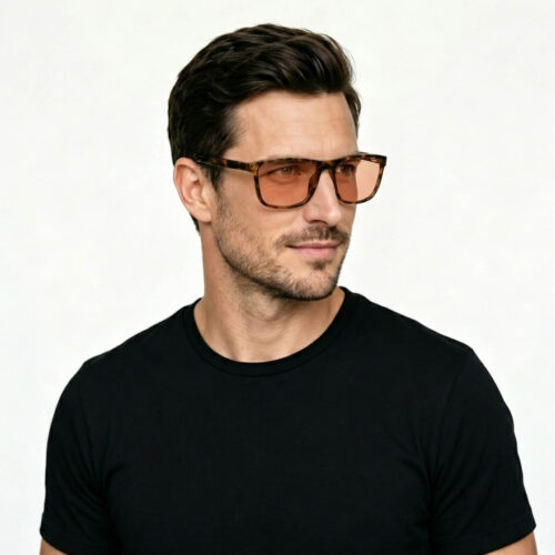 0168rose-Rose Relief™ Wayfarer Pink Migraine Glasses – Tortoiseshell