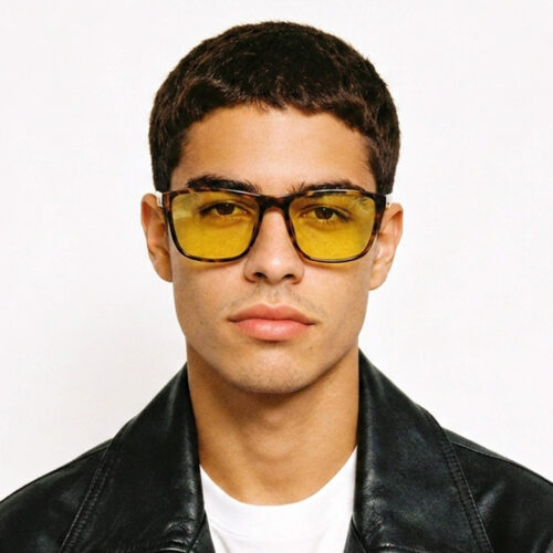 0168yellow-Sun Boost Wayfarer Yellow Screen Glasses – Tortoiseshell