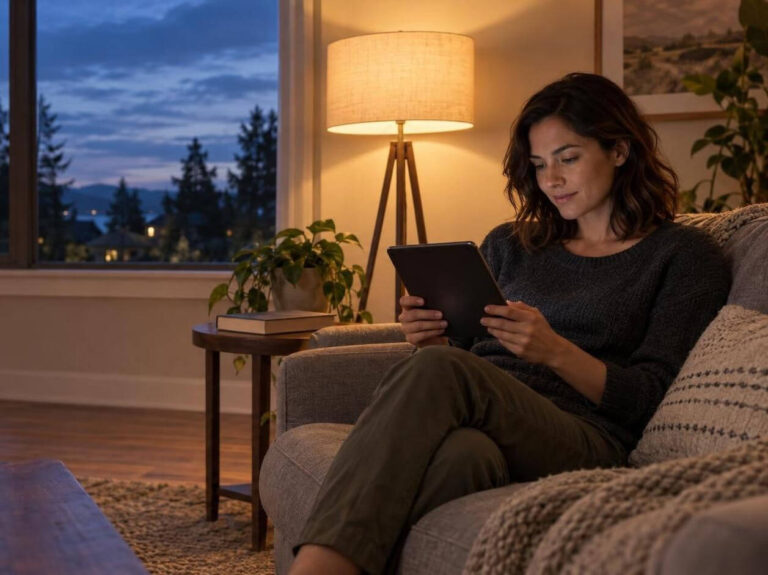 Compare evening light management options: room lighting, device settings, and optional filtering eyewear—what each changes and what to try first.